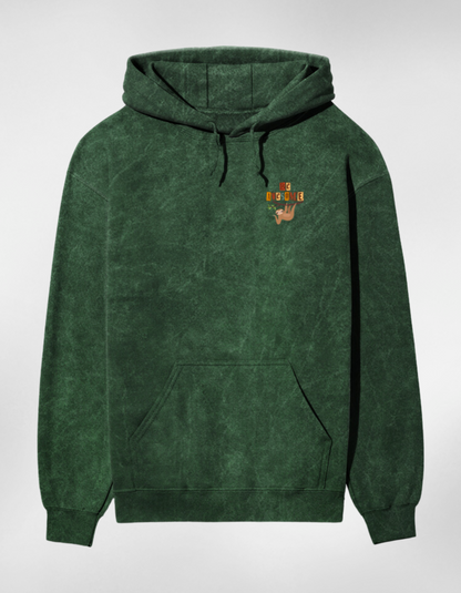 Acid Wash Unisex Hoodie - Be Awesome Logo