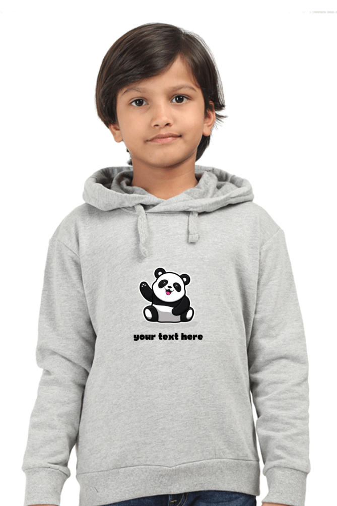 Personalised Kids Panda Hoodie