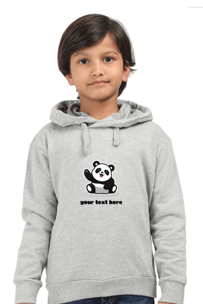 Personalised Kids Panda Hoodie