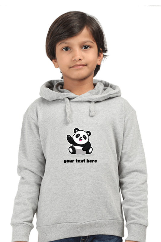 Personalised Kids Panda Hoodie