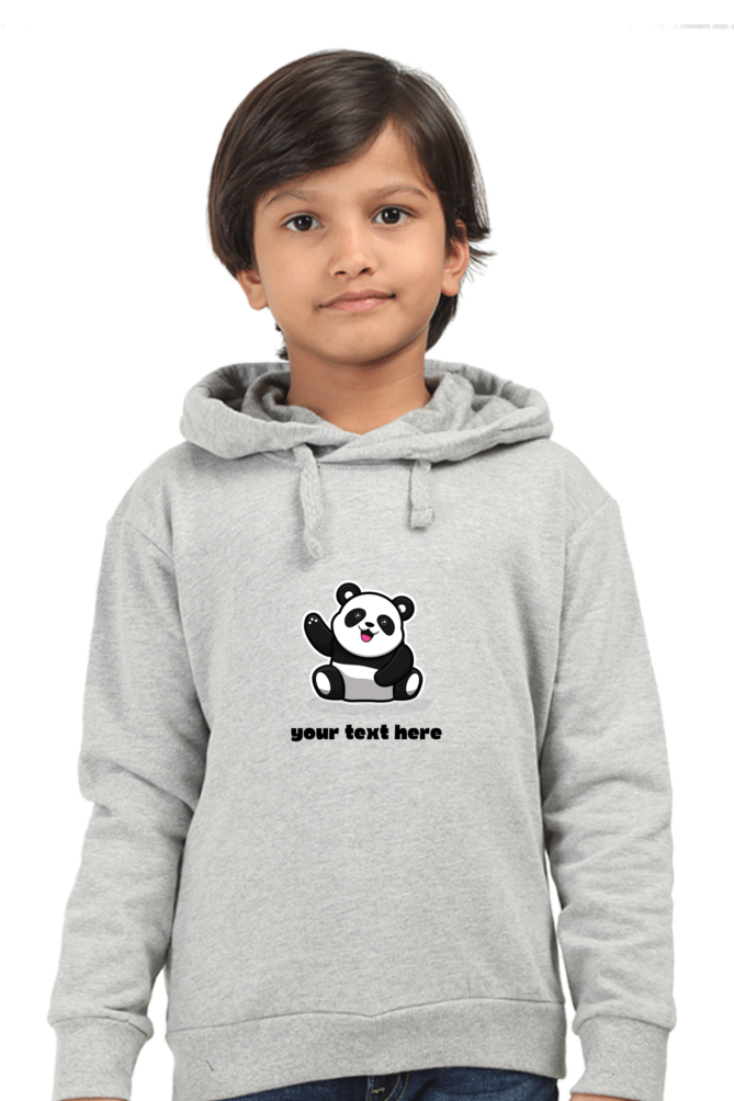 Personalised Kids Panda Hoodie