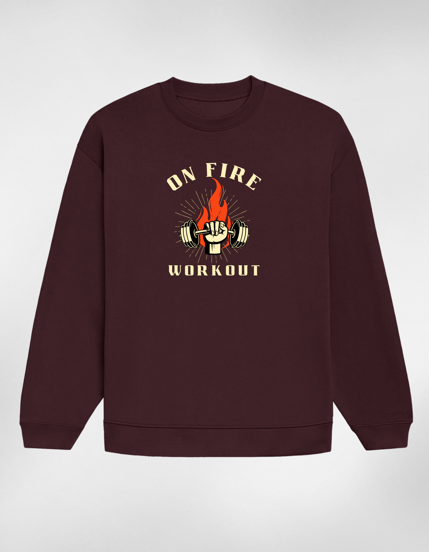 On Fire Workout Unisex Sweatshirt