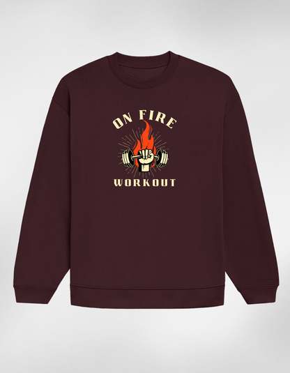 On Fire Workout Unisex Sweatshirt