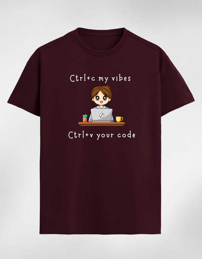 Ctrl+C My Vibes, Ctrl+V Your Code Women Premium T-Shirt