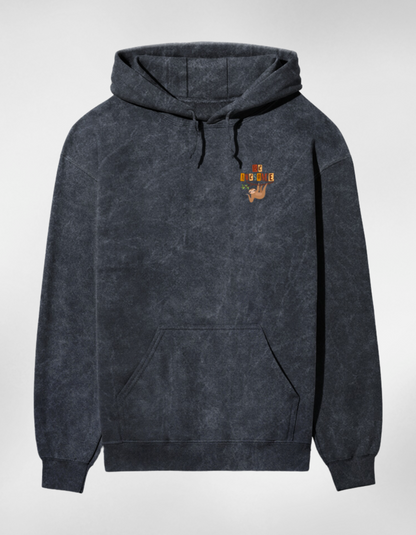 Acid Wash Unisex Hoodie - Be Awesome Logo