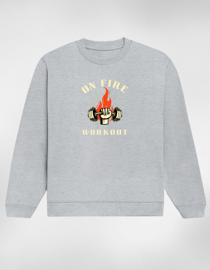On Fire Workout Unisex Sweatshirt