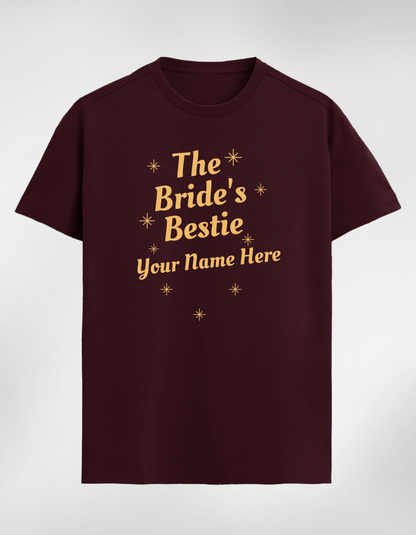 Personalised Premium T-shirt - “The Bride’s Bestie”