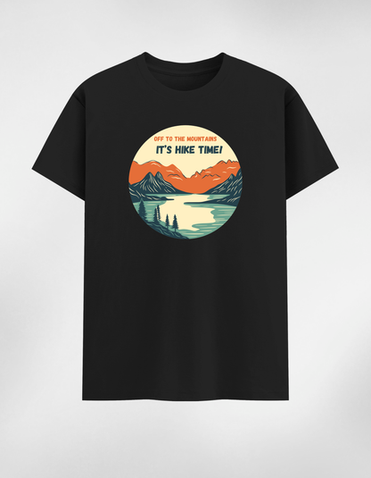 “Off to the Mountains - It’s Hike Time!” Unisex Premium T-Shirt