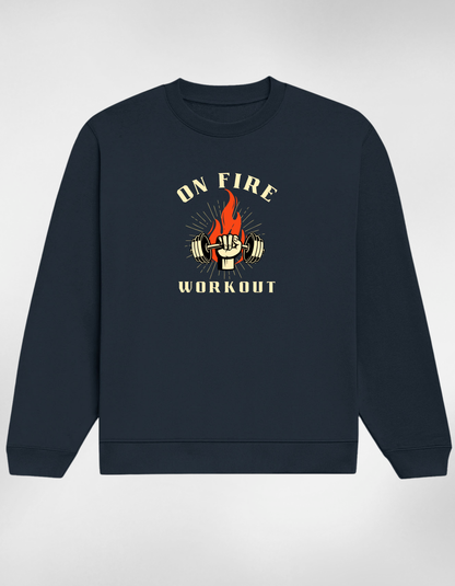 On Fire Workout Unisex Sweatshirt