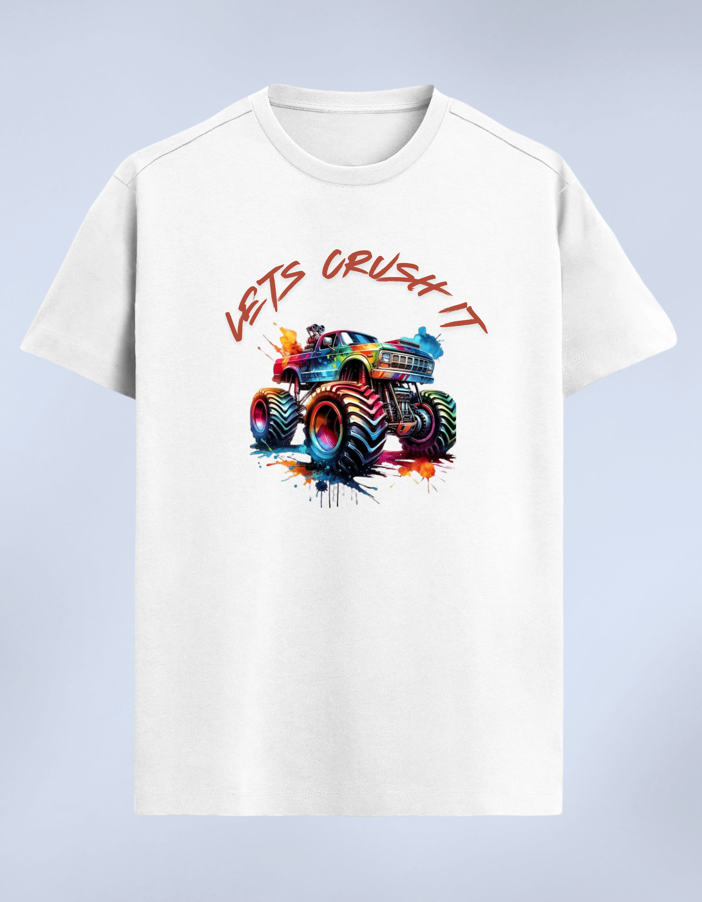 Monster Truck Crush Kids T-Shirt