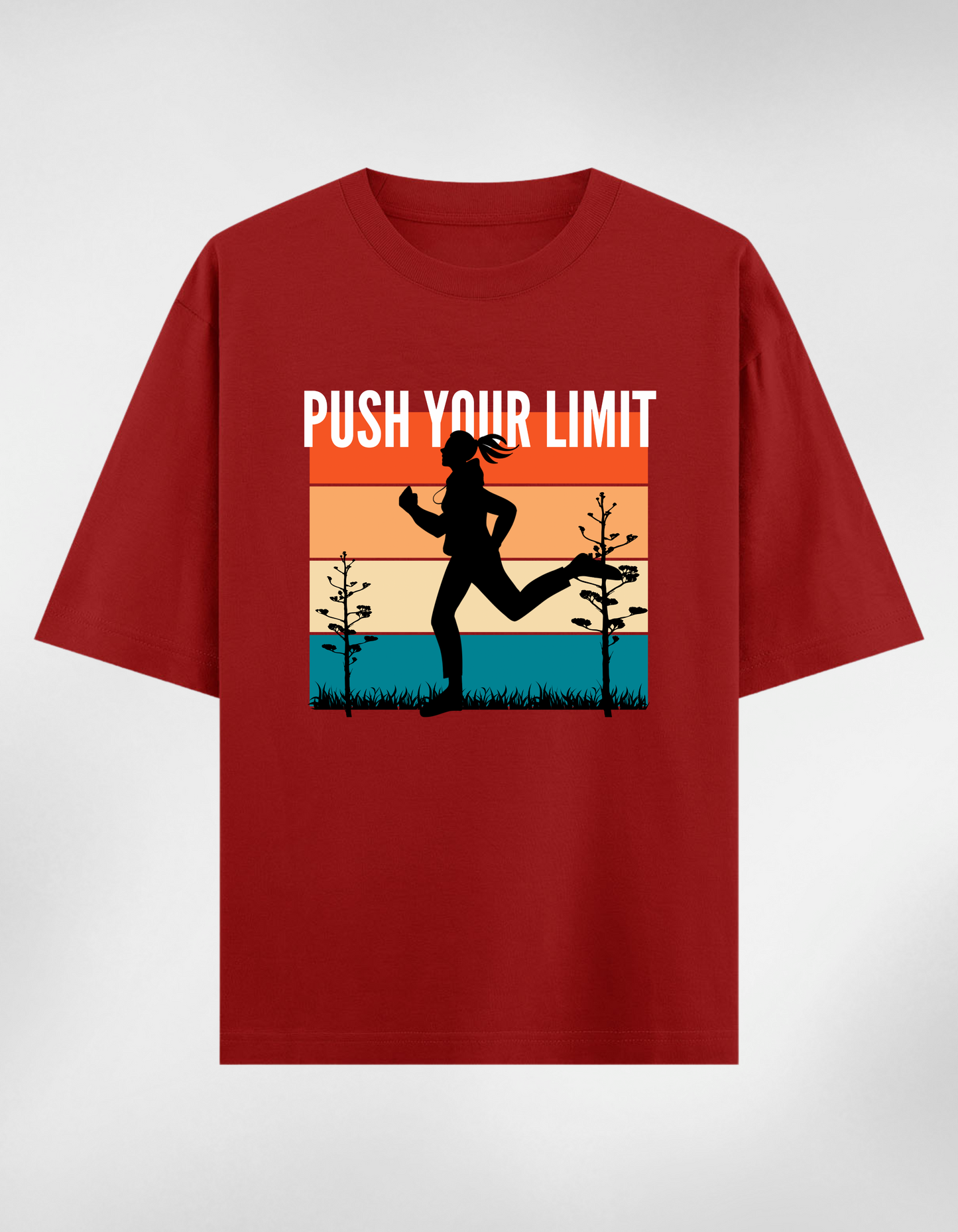 “Push Your Limit Oversized T-Shirt”