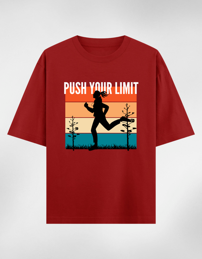 “Push Your Limit Oversized T-Shirt”