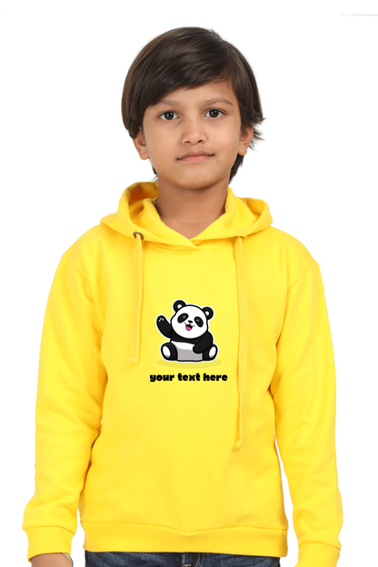 Personalised Kids Panda Hoodie