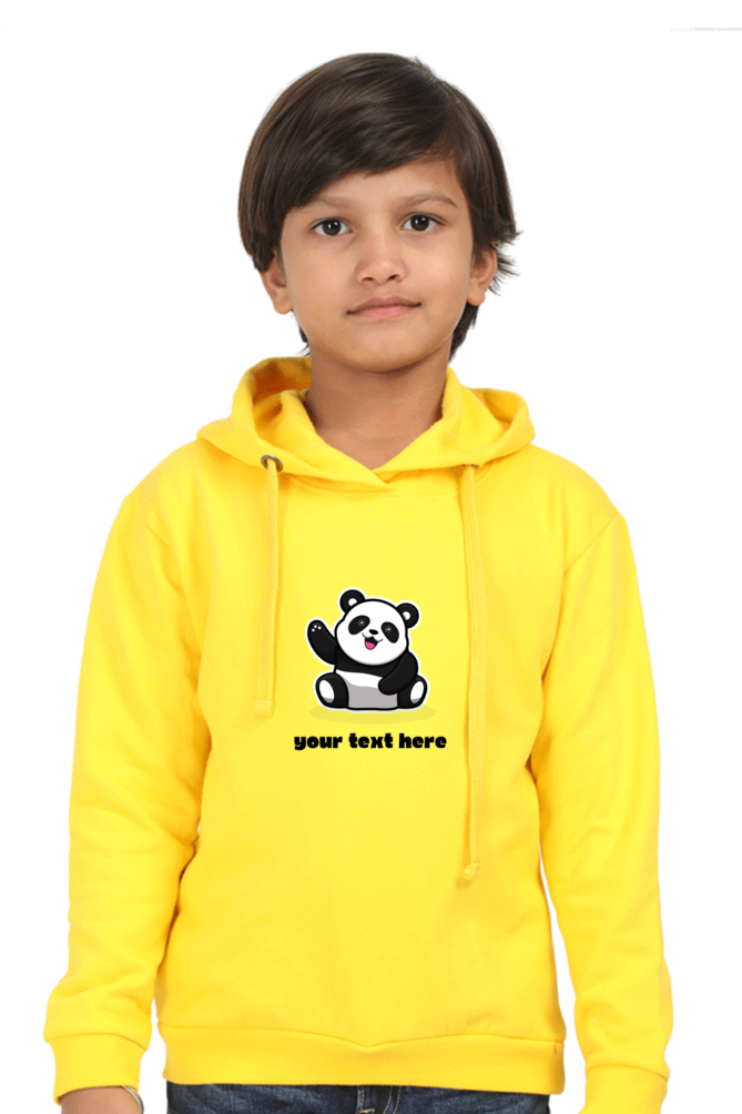 Personalised Kids Panda Hoodie