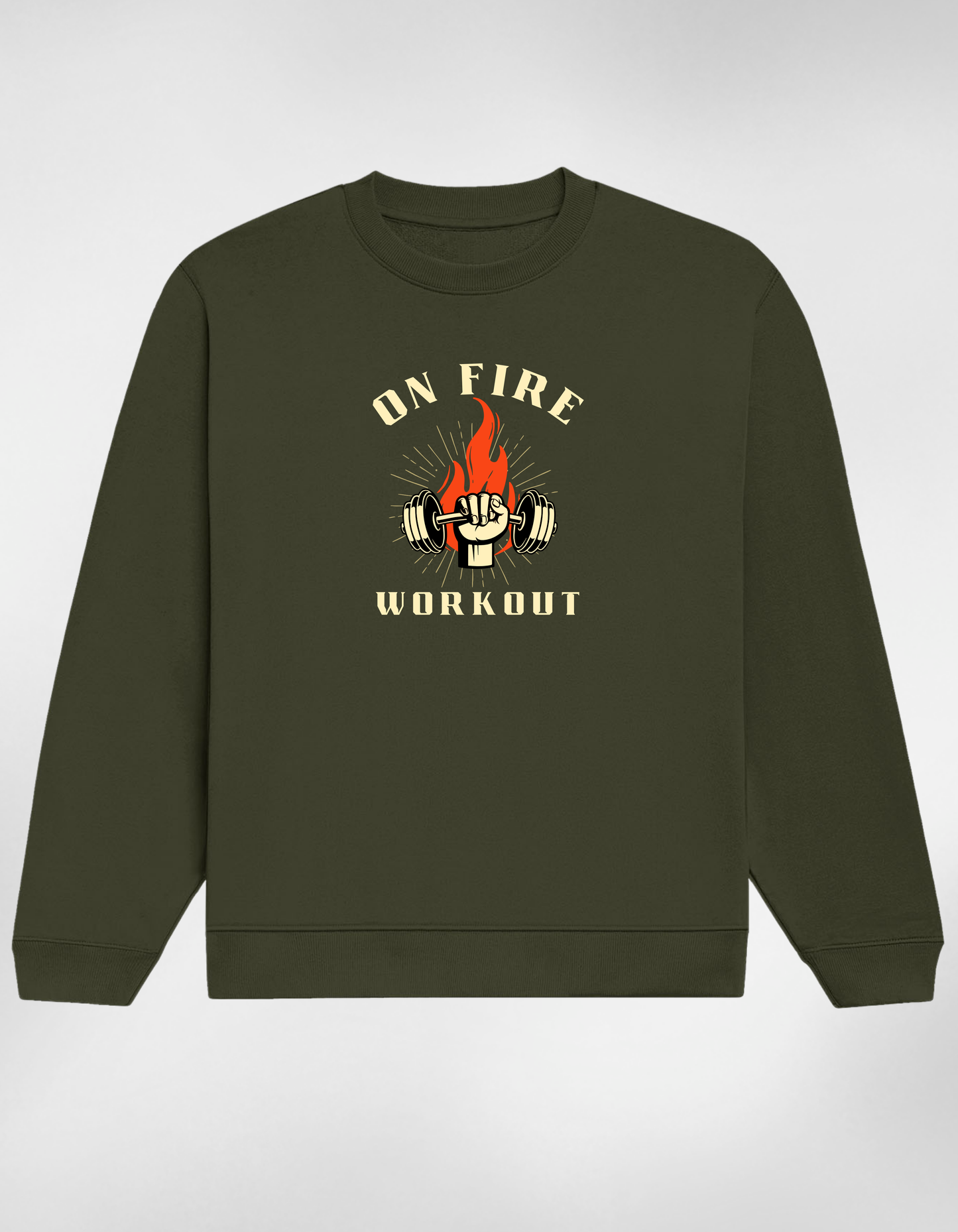 On Fire Workout Unisex Sweatshirt