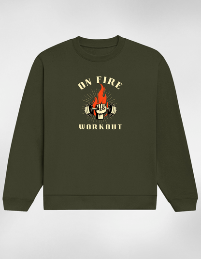On Fire Workout Unisex Sweatshirt