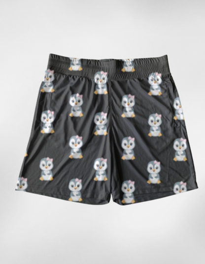 Cute Penguin T-Shirt and Shorts Co-Ord Set