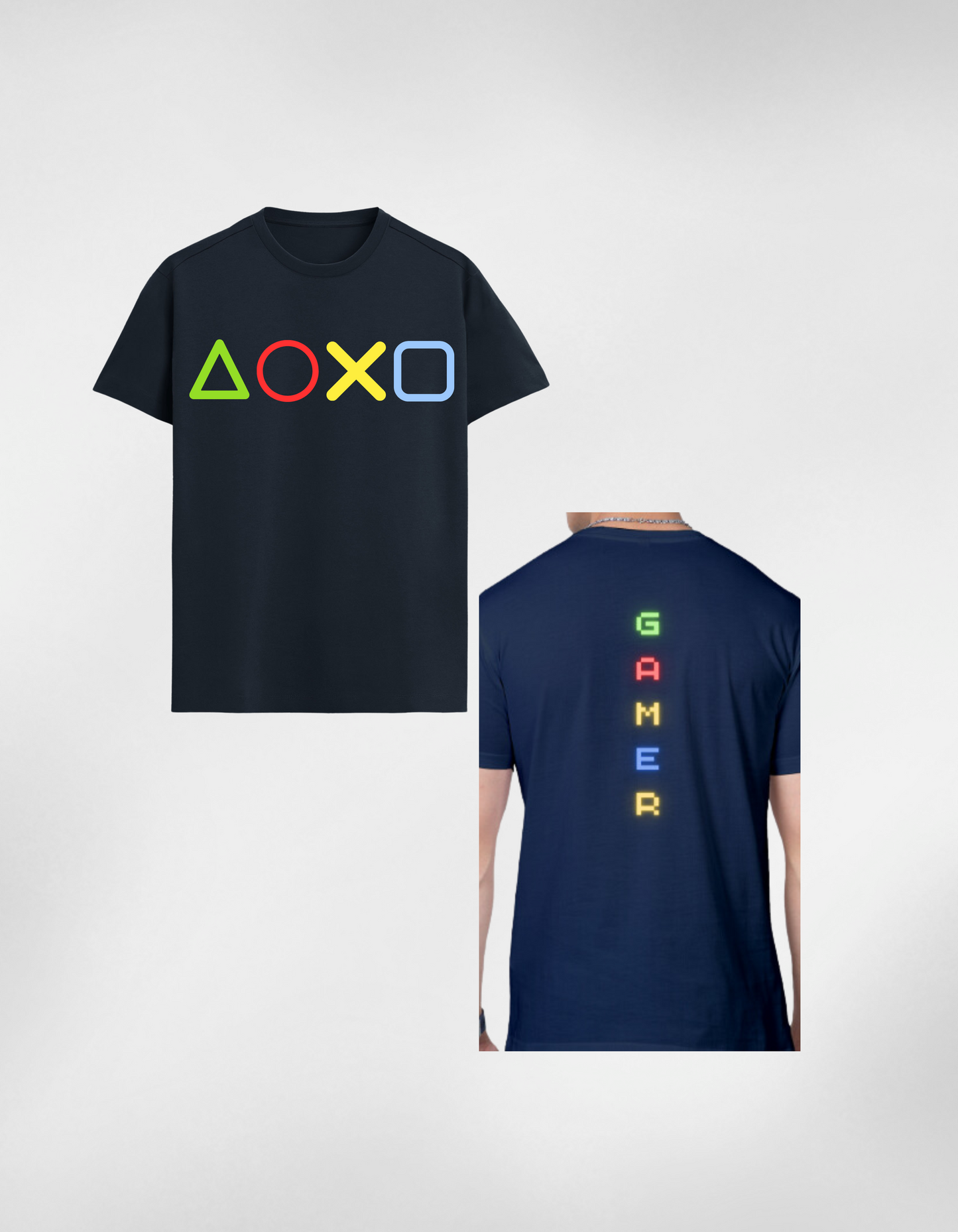 Play Mode On Premium Front and Back T-Shirt