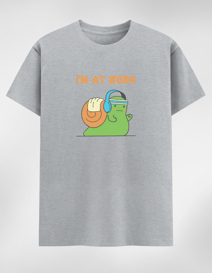 “I’m At Work” Women's Round Neck T-Shirt