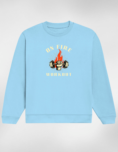 On Fire Workout Unisex Sweatshirt
