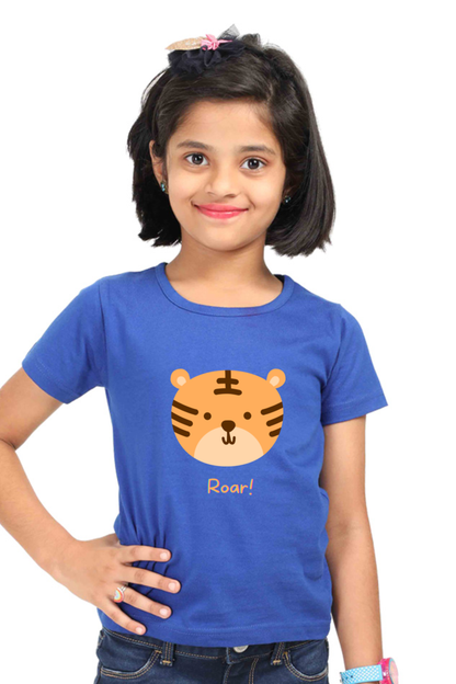 Roar Little Tiger Girl's T-shirt