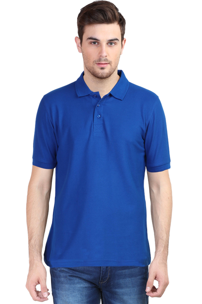 “Just Be Cool” Cotton Polo Shirt