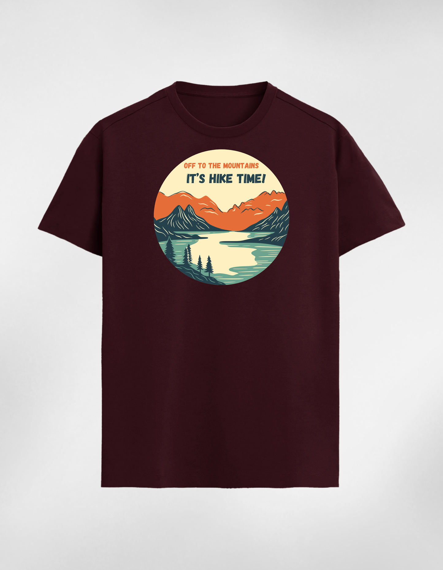 “Off to the Mountains - It’s Hike Time!” Unisex Premium T-Shirt