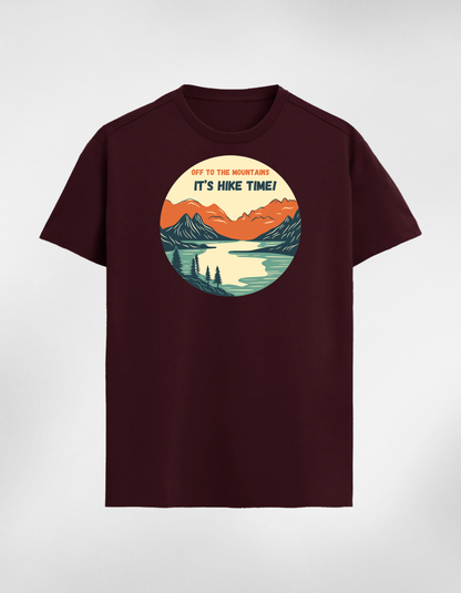 “Off to the Mountains - It’s Hike Time!” Unisex Premium T-Shirt