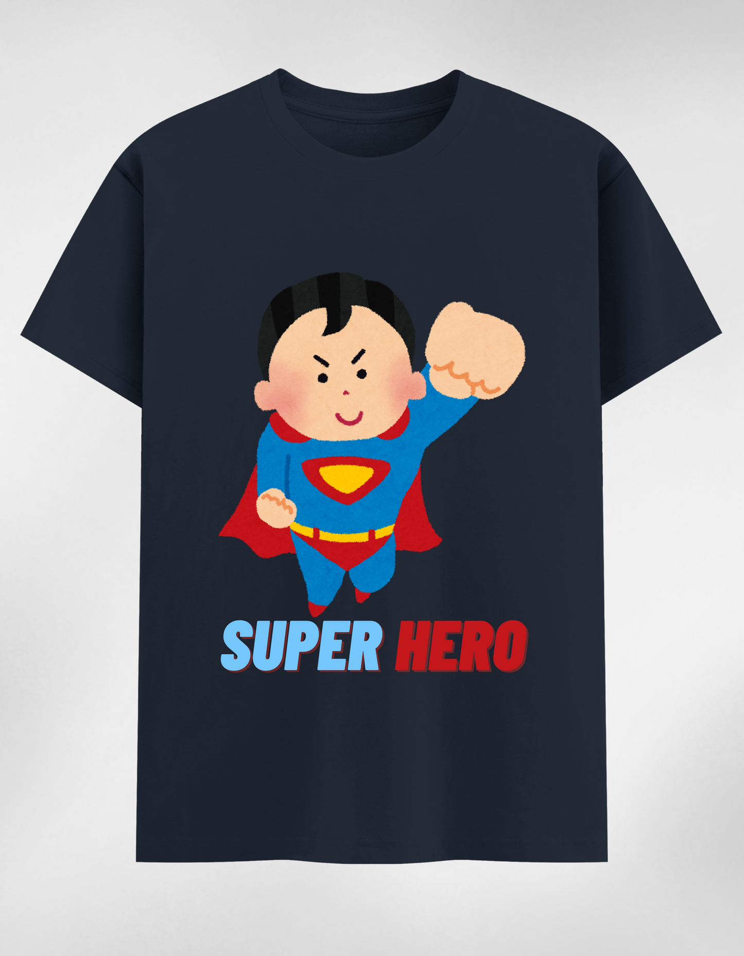 Super Hero Kids White T-Shirt
