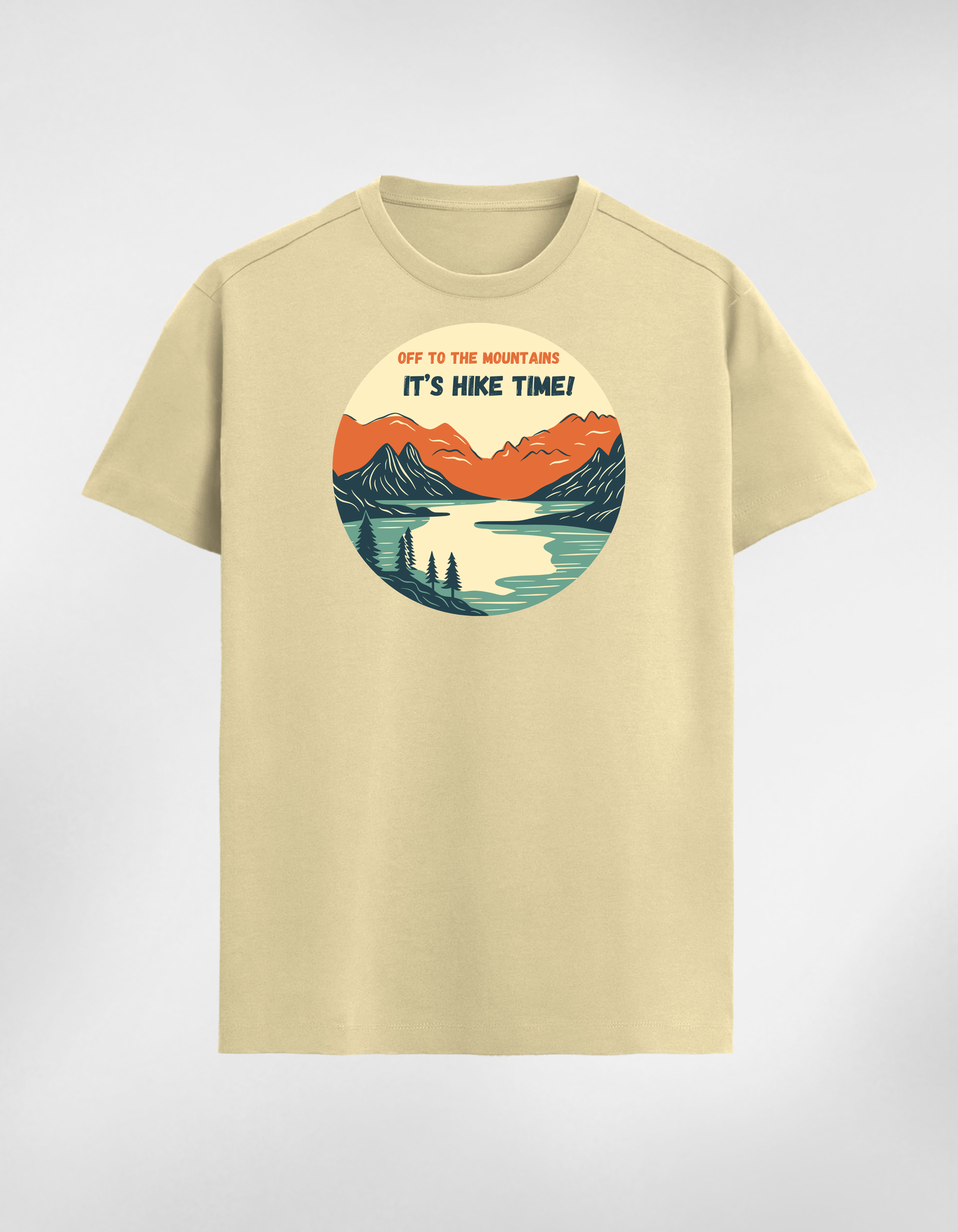“Off to the Mountains - It’s Hike Time!” Unisex Premium T-Shirt