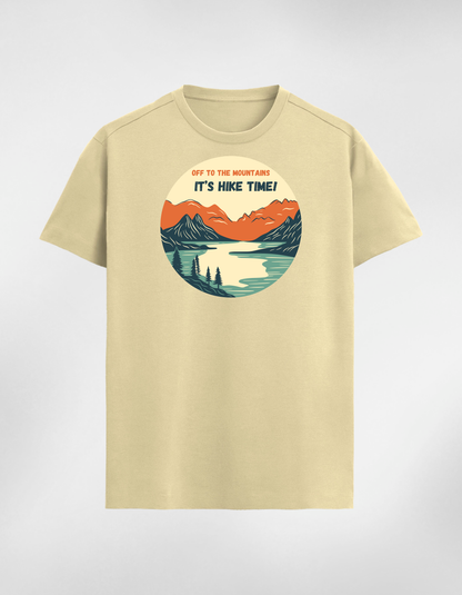 “Off to the Mountains - It’s Hike Time!” Unisex Premium T-Shirt