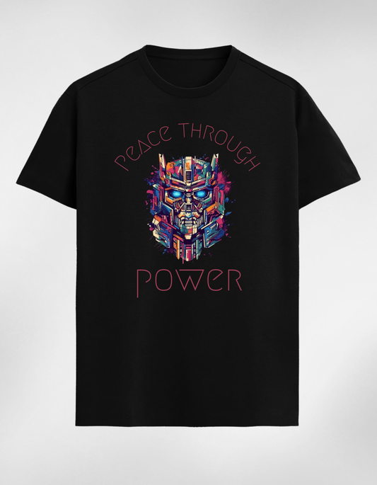 Peace Through Power Kids T-Shirt