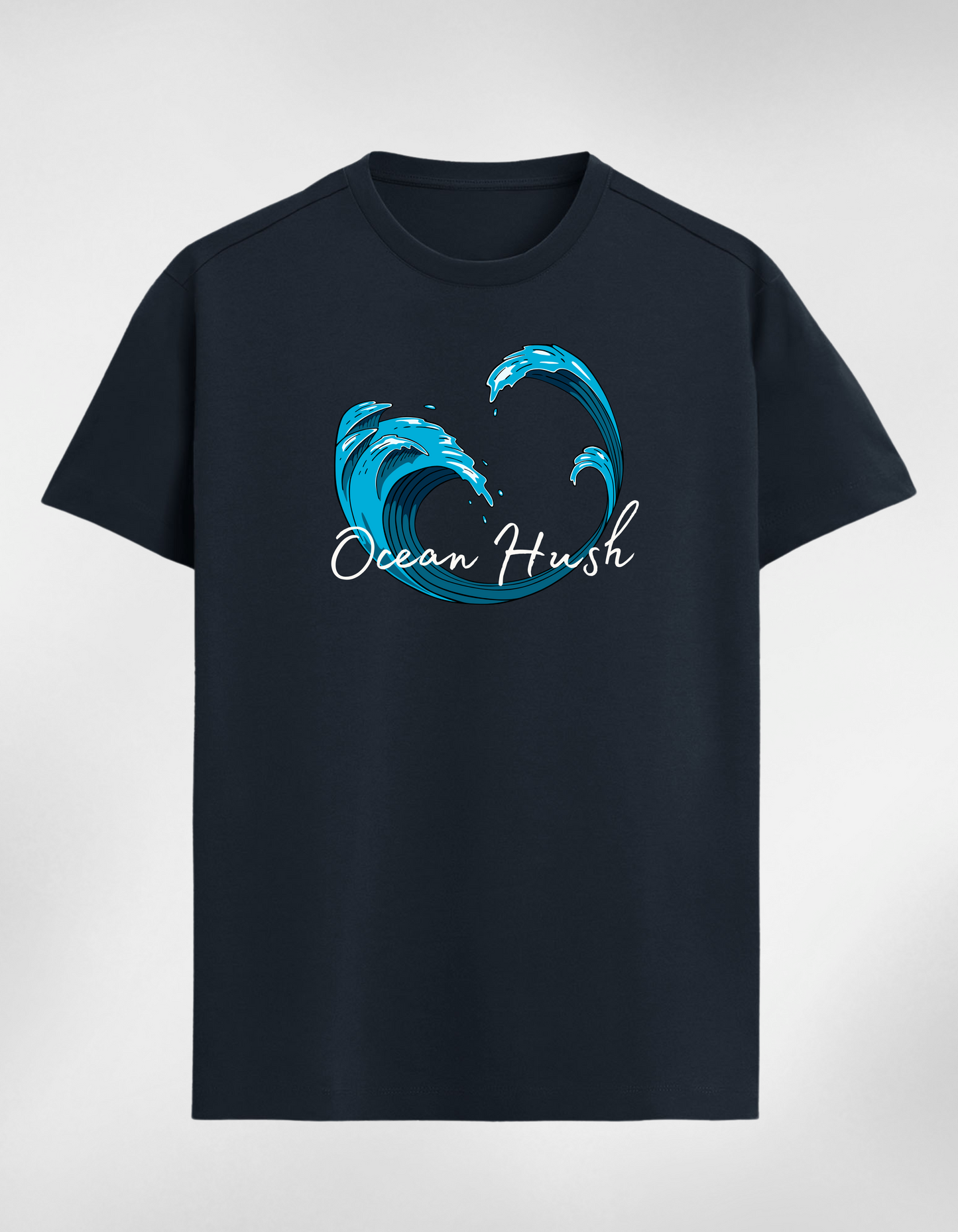 Ocean Hush Black Unisex Premium T-Shirt