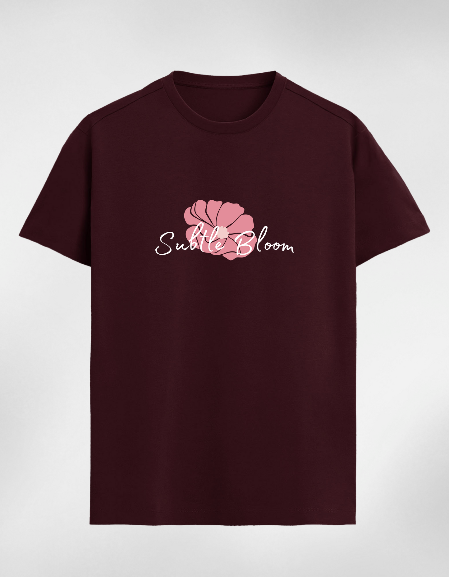 The Subtle Bloom Minimalistic Classic Women T-Shirt