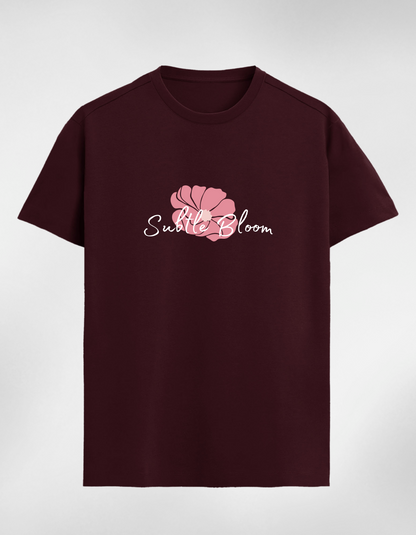 The Subtle Bloom Minimalistic Classic Women T-Shirt
