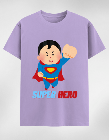 Super Hero Kids White T-Shirt
