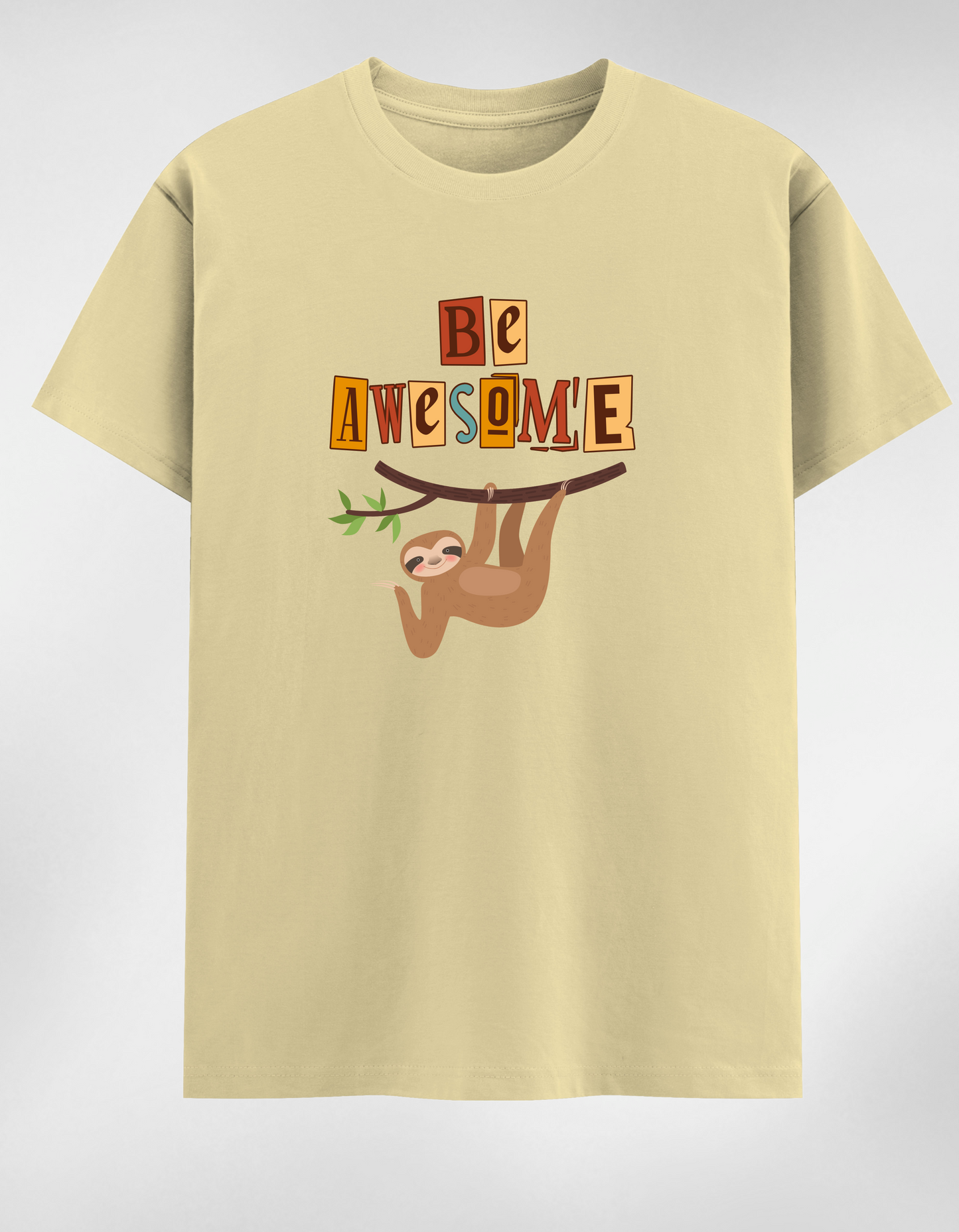 “Be Awesome” Women’s Round Neck T-Shirt