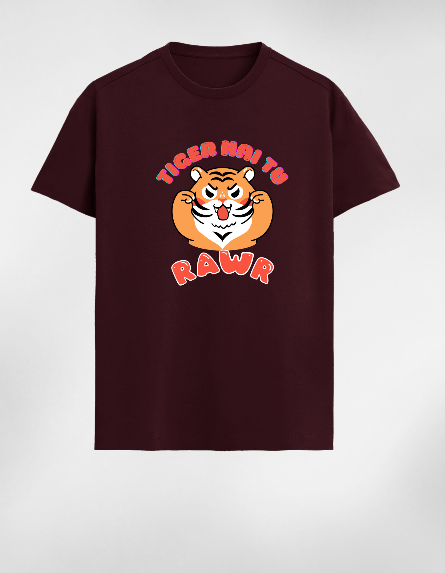 Premium Cotton T-Shirt - “Tiger Hai Tu Rawr”