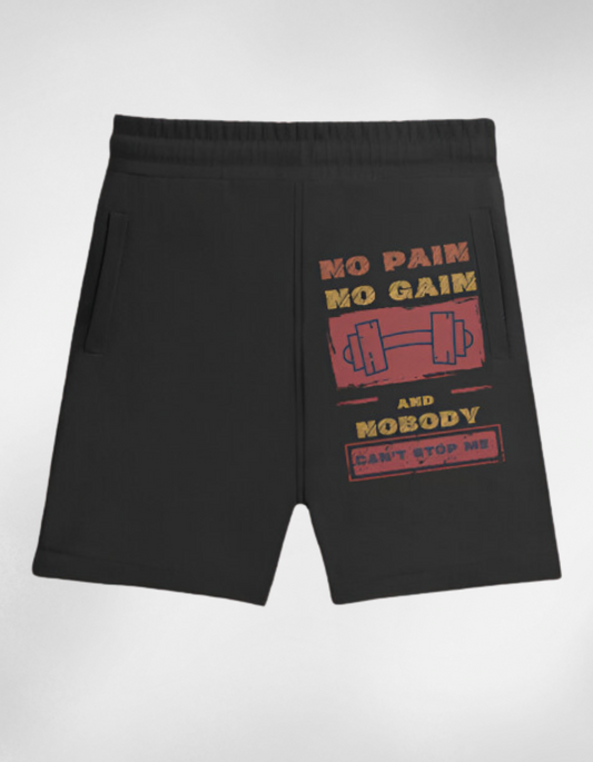 “No Pain No Gain” Sports Shorts