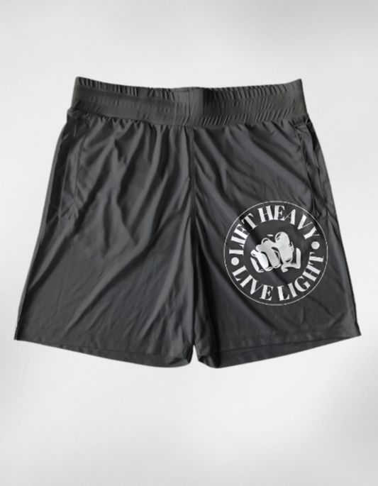 Lift Heavy Live Light Unisex Performance Shorts