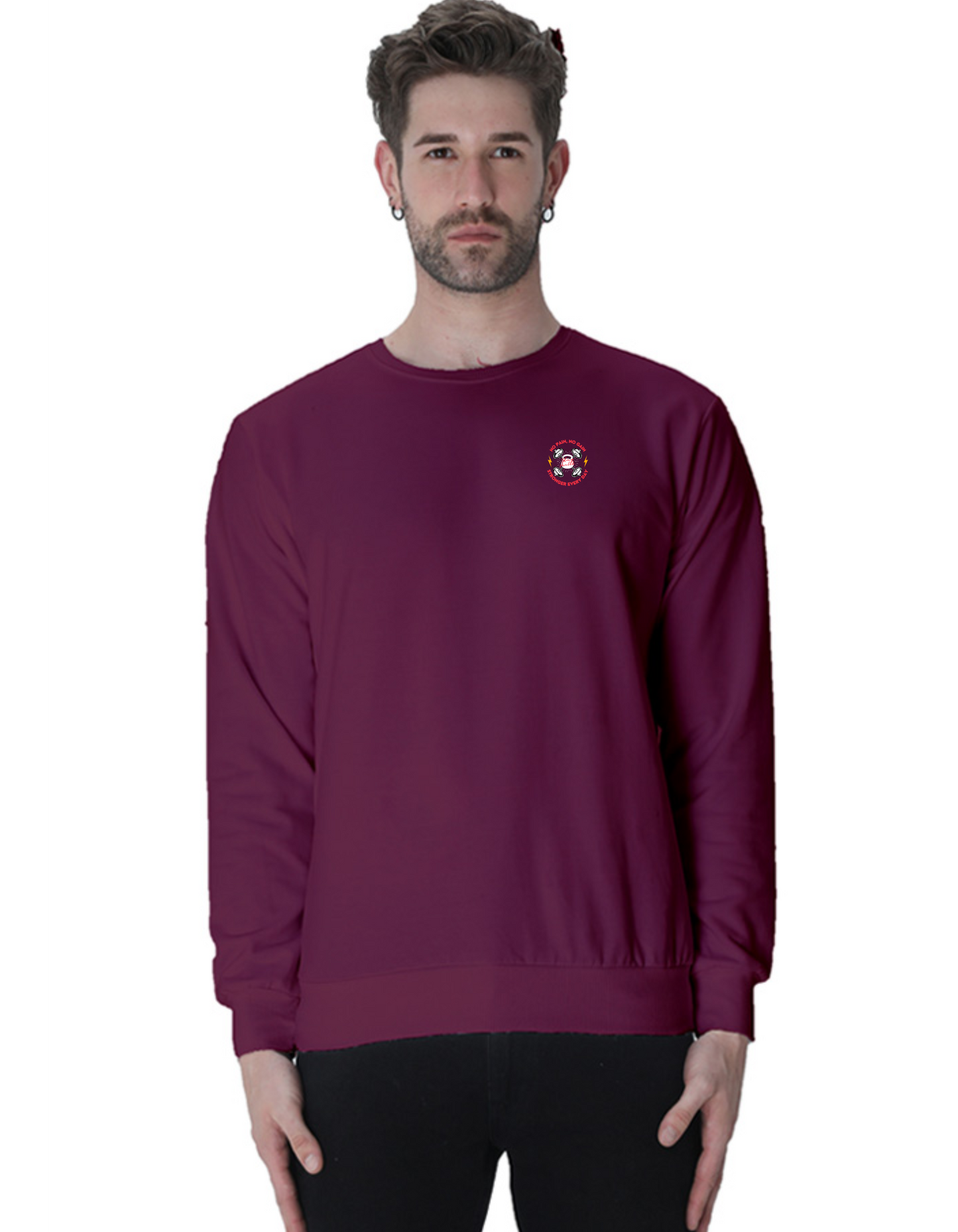 Stay Stronger: The No Pain, No Gain Unisex Sweatshirt