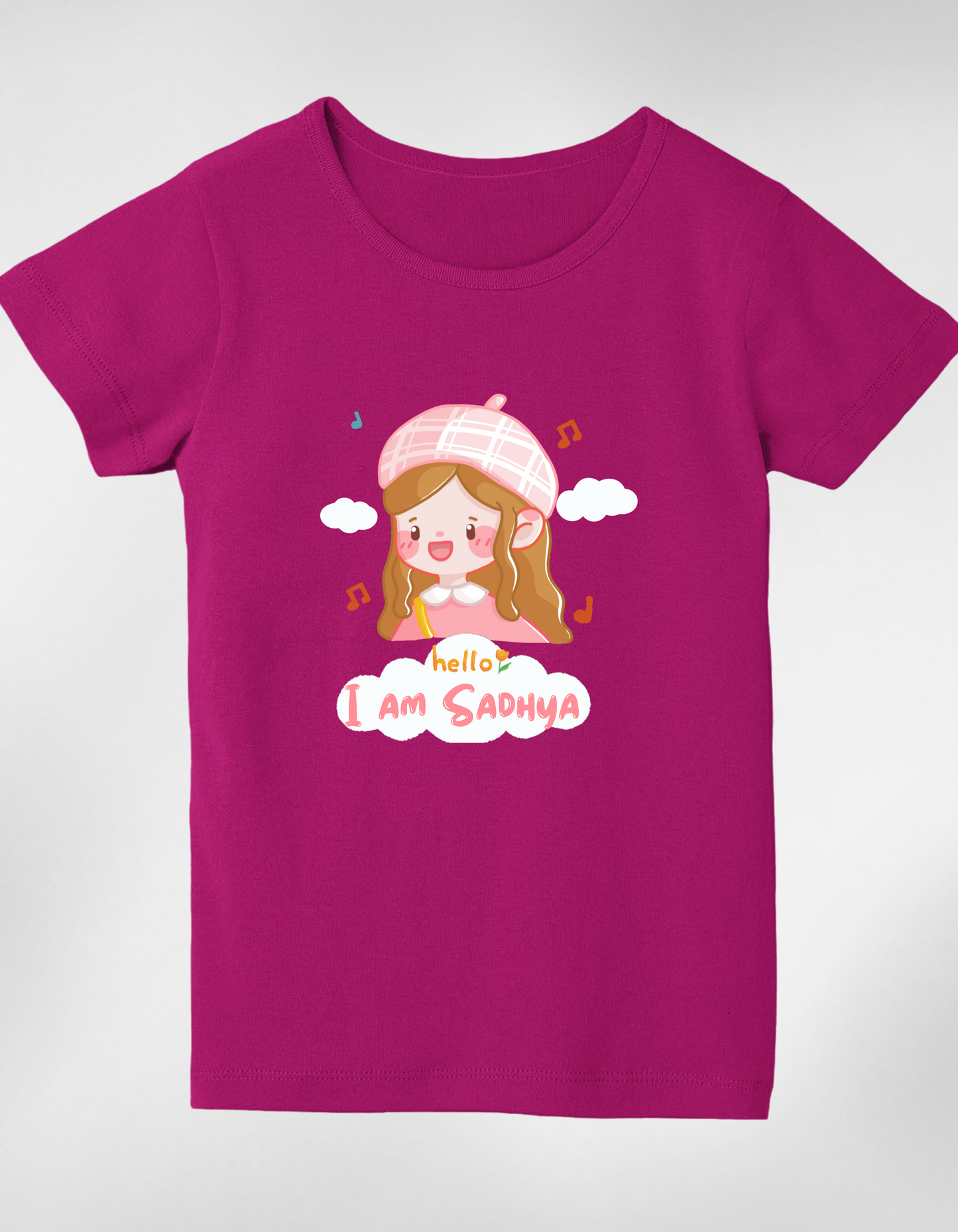 Personalised Name T-shirt for girls