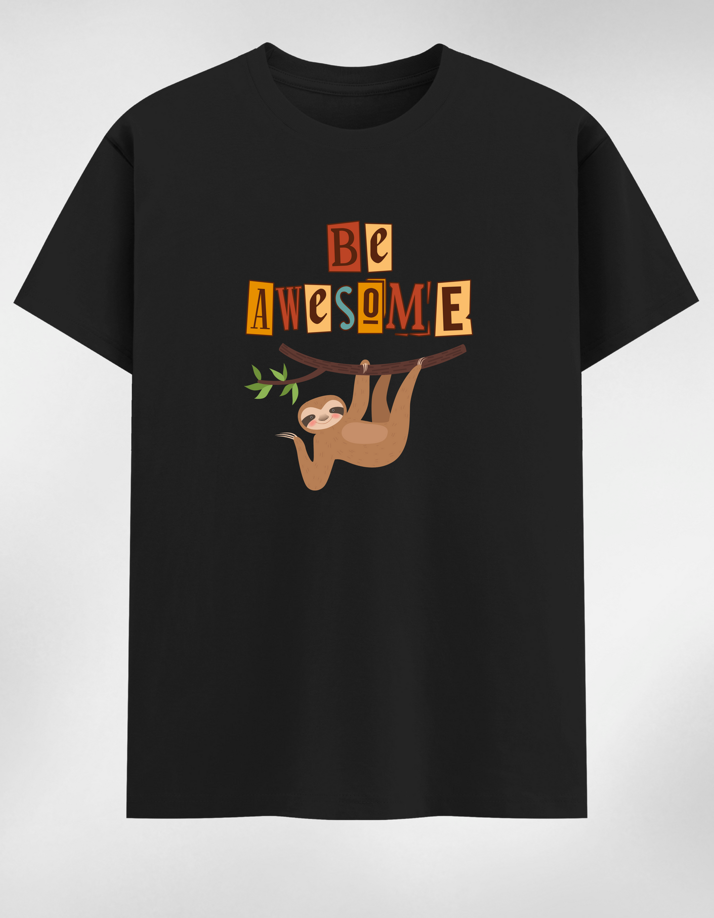 “Be Awesome” Women’s Round Neck T-Shirt