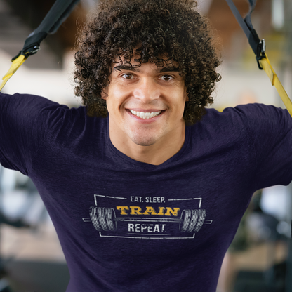 "Eat. Sleep. Train. Repeat." Unisex Premium T-Shirt